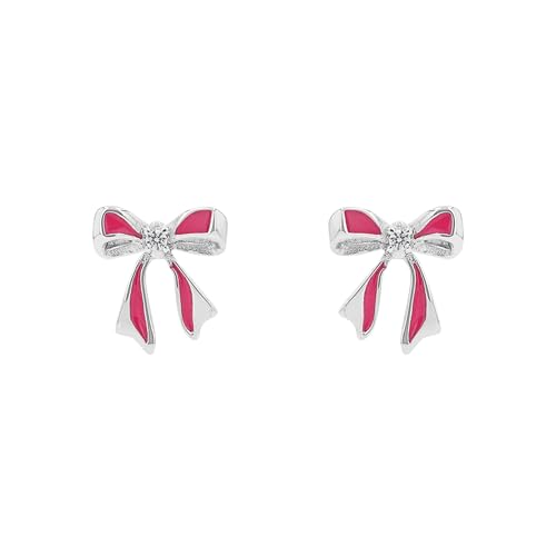 Pendientes infantiles de plata 925 rodiada y gemas finas 4