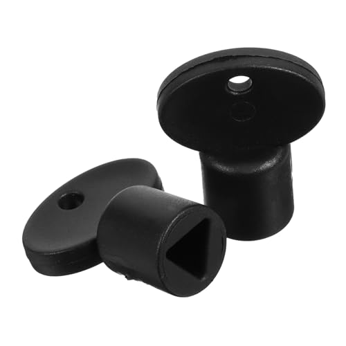 SOLUSTRE 2pcs Commercial Toilet Paper Dispenser Keys Commercial Paper Towel Dispenser Key Plastic Black Toilet Tissue Toilet Paper Dispenser Key