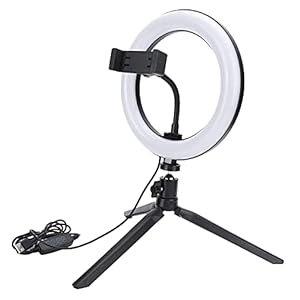 Ringlicht, verstelbaar LED-ringlicht Vrij bewegen en nooit hangen met statief voor binnenverlichting voor…