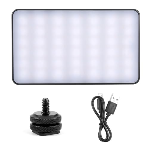 Lampe miniature rechargeable de 2500 K à 9000 K pour appareil photo compact