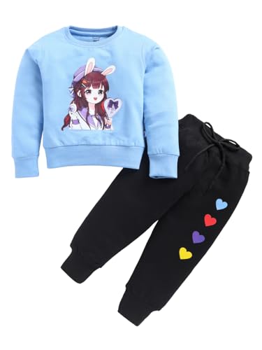 Image of Toonyport Girls Casual Sweatshirt & Sweatpant For Winter