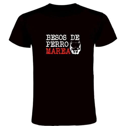 Camiseta de manga corta Marea Besos de Perro Tallas S M L XXL XXL (XL)