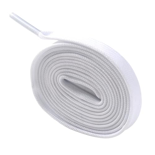 Lacets plats pour baskets lot de 10 paires noir et blanc 119cm