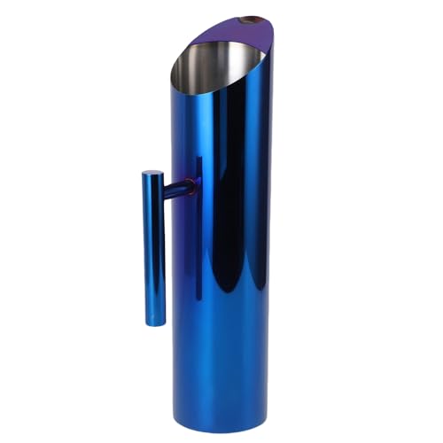 Pichet en métal bleu 2L en acier inoxydable durable avec garde-glace - 5