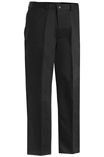 Ed Garments Men's Casual Chino Blend Easy Fit Pant-Black-38-32