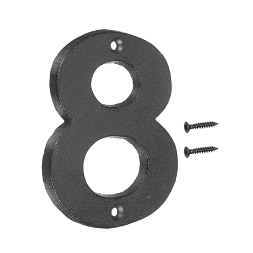 Numéros de maison vintage fonte 12,7 cm lettre chiffre signalisation