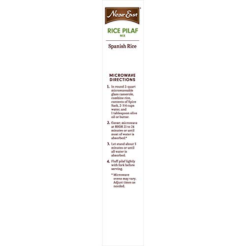 Near East Rice Pilaf Mix, Spanish Rice (Pack of 12 Boxes)