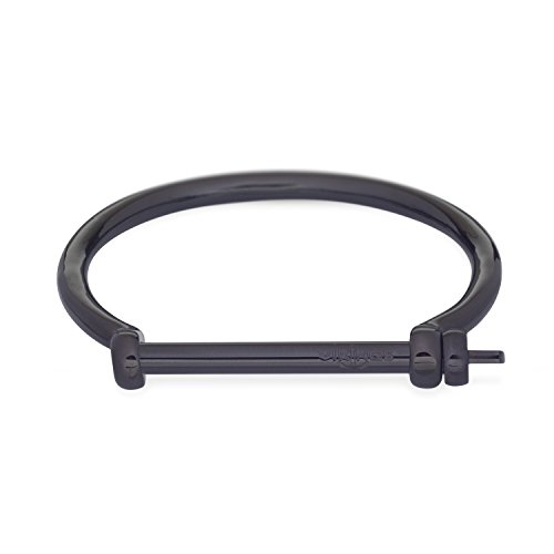 Preisvergleich Produktbild VIKINGS Wrist Cuff Armreif Edelstahl 19 cm, Ankerfarbe:Schwarz