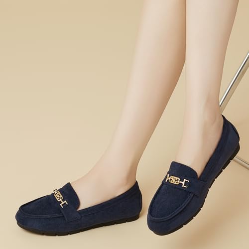 Image of Women's Loafer Shoes Leisure Slip On Work Shoes Comfort Walking Flats