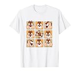 Chip 'N Dale Rescue Rangers - Chip & Dale Face Grid T-Shirt