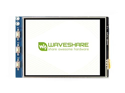 Image of Waveshare 3.2inch Resistive Touch Display Compatible with Raspberry Pi 4B /3B+ /3B /2B /B+ /A+ /Zero /Zero W /WH /Zero 2W Series Boards 320x240 Resolution SPI
