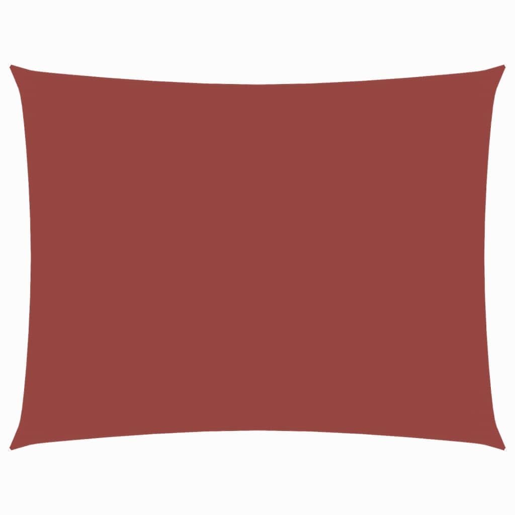vidaXL Rectangular Sunshade Sail 3x5m – Terracotta – PU Coated Oxford, Stainless Steel Fasteners, UV/Mould Resistant, Water-Resistant, Easy Setup — image 1
