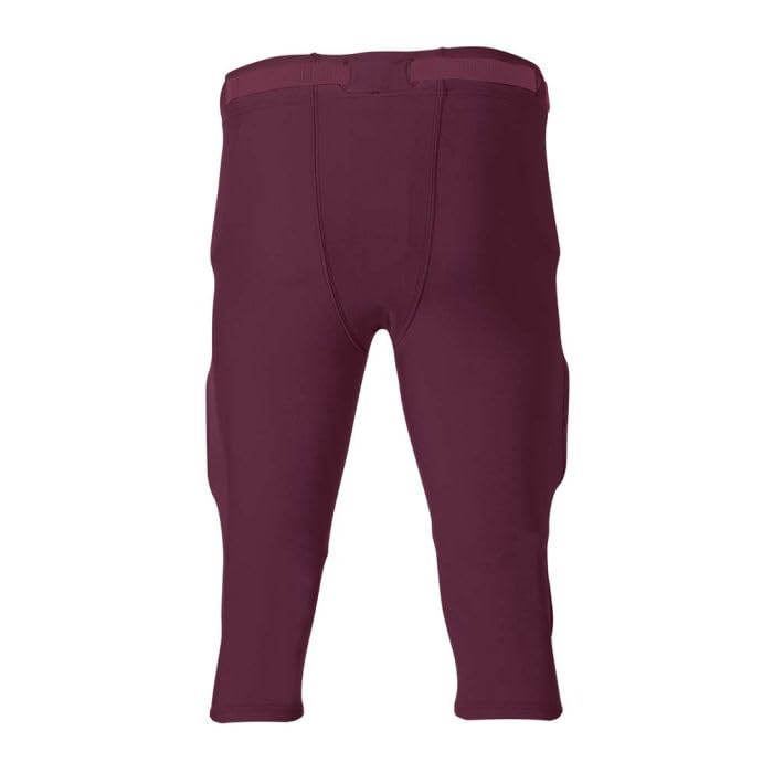 League Outfitters Men’s Flyless Football Pants, Navy - Small