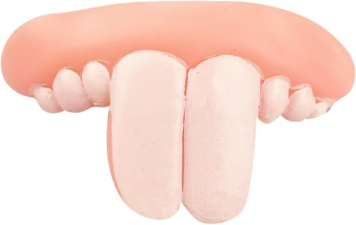 Dientes falsos blancos para perros 3 unidades accesorios divertidos miniatura 2