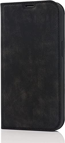 Étui portefeuille iPhone 14 Pro INFRI en cuir PU avec béquille