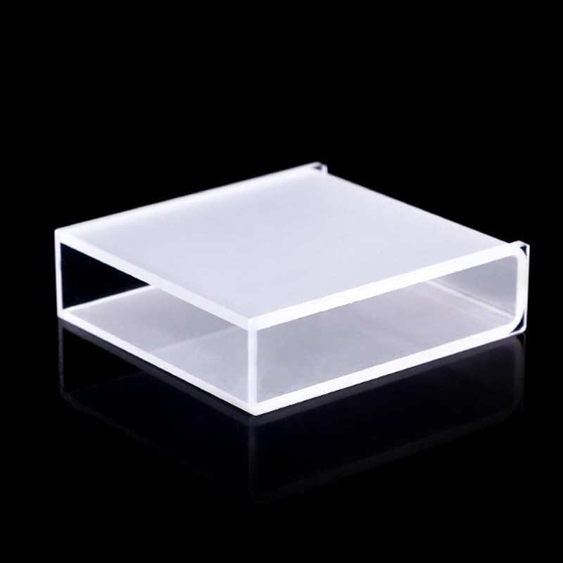 Cubeta de cuarzo estándar con tapa, volumen de 14 ml, recorrido de 40 mm(Frit sintering)