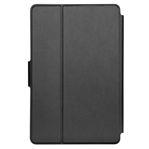 Targus THZ784GL Funda Universal rotativa 360º Safe Fit para Tablets de 7-8,5', Soporte para Tablet con Acceso Total a Controles y Puertos, Funda rígida – Negro