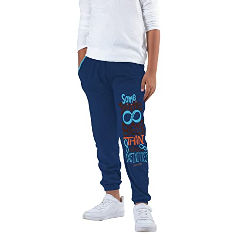 Image of KYDA KIDS Boy's Regular Fit Mid Rise 100% Cotton Track Pant - (Pack of 2)