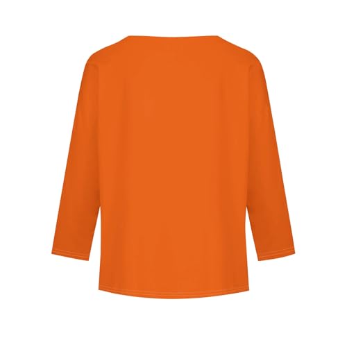 Girls Halloween Long Sleeve Shirt Halloween Pumpkin Print Top Kids Fall Holiday Casual Crewneck Tee2