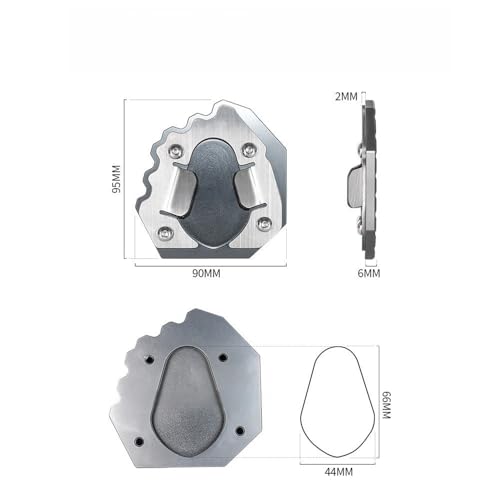 Béquille latérale pour Tiger 1200 2022 élargisseur de support moto - 3