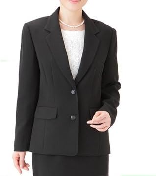 Amazon ソリテール Soriteal ブラックフォーマル ふたつボタンテーラージャケット 喪服 礼服 葬儀 レディース 単品 黒 女性 1クロ 15ar コート ジャケット 通販