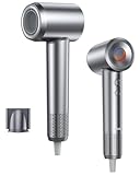 Hair Dryer, 160000 RPM High-Speed Ionic Blow Dryer Portable Professional Lightweight Hair Dryers with 200 Million Negative Ions, Fast-Drying, Quiet Hair Dryer with Nozzle for Home, Salon, Travel