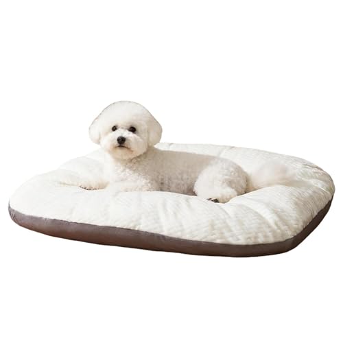 Lifetips ビション・フリーゼ(Bichon Frise) ペットベッド 犬 猫 ソファ風 クッション 洗えるカバー 防水 清潔 ふわふわ 大きめ オールシーズン 滑り止め 軽量 耐久性 低反発 通気性 速乾 抗菌 防臭 防ダニ 丸洗い 取り外し簡単