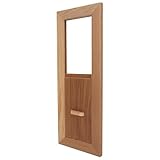 HERCHR Holz-Sauna-Abzug Zedern-Sauna-Abzug, Rechteckiger Abluft-Sauna-Grill, Quadratischer Sauna-Abluft-Abzug, Lüftungs-Dampfbad-Sauna-Zubehör Für Sauna-Raum