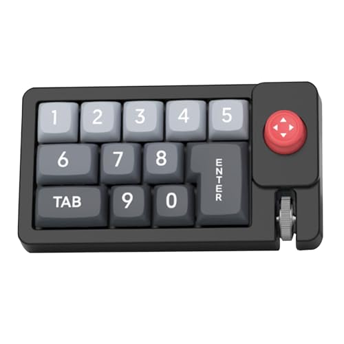 Mini teclado – ABS mecánico tamaño compacto | Teclado para juegos RGB retroiluminado | Teclado mecánico | Diseño de respuesta rápida para PC Gamings Streamers estaciones de trabajo