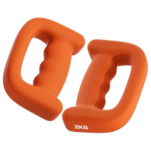 Haltères poignée en D (lot de 2) pour fitness à la maison et marche