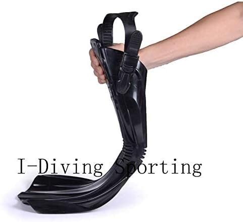 Pinne da Immersione Professionali con Cinturini Regolabili for Tallone, Pinne Lunghe, Pinne for apnea, Attrezzatura for Uomini e Donne