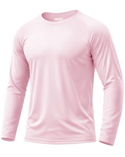 Image of Boladeci Men's UPF 50+ Sun Protection UV SPF Shirts Long Sleeve Lightweight Quick Dry Swim T-Shirts Rash Guard
