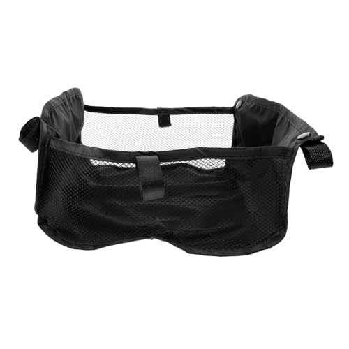 MOLUCKFU Panier de Rangement Poussette avec Filet Sécurisé pour Dessous de Poussette Organisateur...