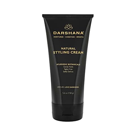Darshana Natural Styling Cream, Curl Cream with Ayurvedic Botanicals, Flexible All-Day-Hold Cover