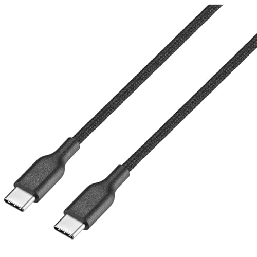 Image of Best Buy essentials 4 ft. 60W USB-C to USB-C Braided Charge-and-Sync Cable