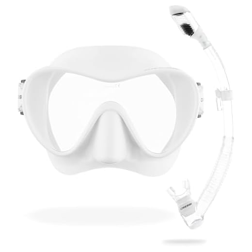 Cressi Snorkeling Freediving Mask and Snorkel Set