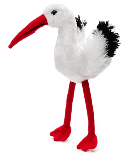 Uni-Toys - Storch Plushie - 19 cm (Höhe) - Plüsch Vogel - Plüschtier, Kuscheltier