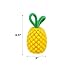 Outward Hound Dental Pineapple Dog Toy & Treat Stuffer, 6.8″ x 3.3″ Pineapple-Scent Interactive Chew for Dogs, Promote Healthy Teeth, Gums & Mental Enrichment, Reduce Boredom & Support Dental Health