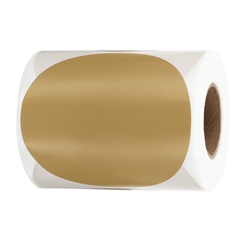 Autocollants pour imprimante thermique auto-adhésifs ronds 10cm marron anti-erreur de tri