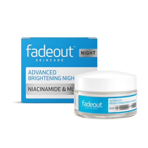 Fade Out Advanced Brightening Night Cream, 50ml | Whitening Cream With Niacinamide, Hyaluronic Acid, Lactic Acid, and Rosehip Seed Oil | Boost Skin Hydration and Radiance Overnight