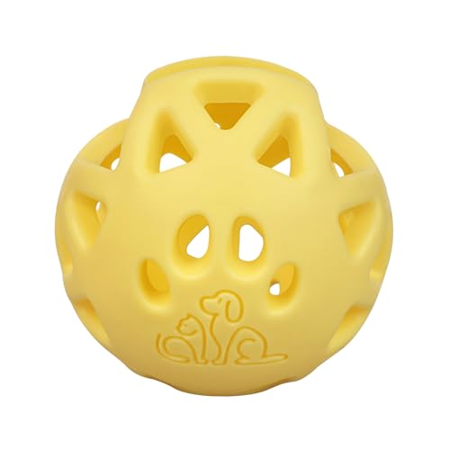 Image of Dog Toy Puzzle Ball, Interactive Dog Ball Cover - Expands Toy Size for Extended Play. Made of Durable Natural Rubber for Tough Chewers