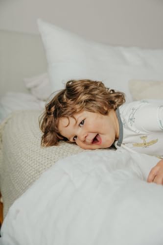 Image of Copper Pearl Ace Zip-Up Footie Baby Pajamas: Ultra-Soft Boys & Girls Pajamas, Premium Knit Fabric in Stylish Prints, Tag-Free with Two-Way Zipper, Newborn to 24 Months