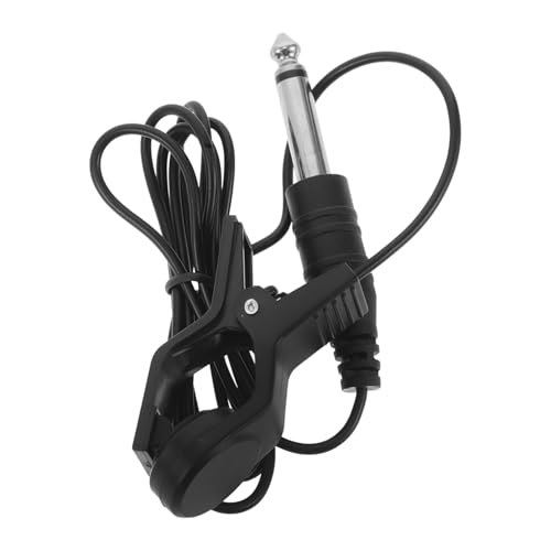 EXQUIMEUBLE 楽器用ピックアップ マイク内蔵 アコースティックギター マンドリン バイオリン ウクレレ対応 持ち運び便利 調律 アンプ接続可能