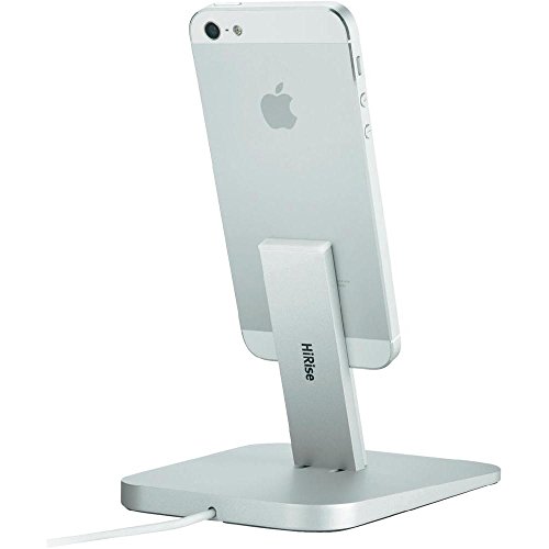 Twelve South HiRise for iPhone/iPad, Silver | Adjustable charging stand, requires Apple Lightning cable (not included)