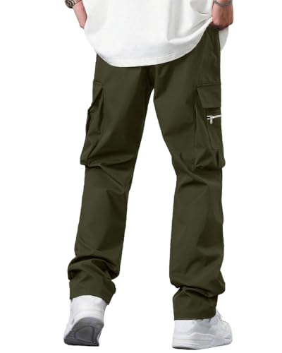 Image of Noble Monk Men's Cargo Pant | Drawstring | Solid Cargo | Multi Pockets Trackpant