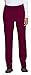 HeartSoul Break On Through Natural Rise Tapered Leg Pant, HS070, XL, Wine
