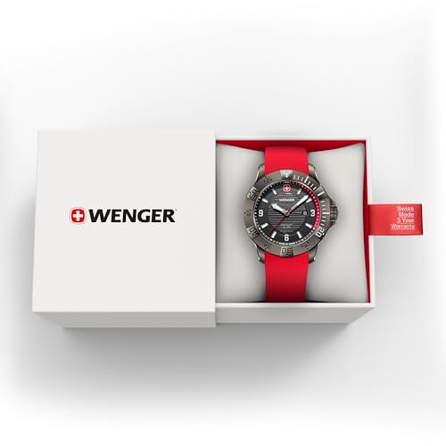 Image of WENGER SEAFORCE Watch, Quartz Analog, Men's, Stainless Steel Case (316L), Water Resistant to 668.4 ft (200 m)