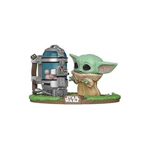 Funko- Pop Deluxe The Mandalorian-Child w/Canister Figura coleccionable, Multicolor (50962)