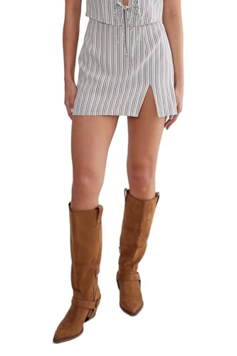 Women's Stripe Mini Skirt