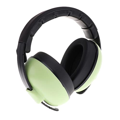 JunZheHub Baby Children Ear Defenders Earmuffs Hearing Protection, Green